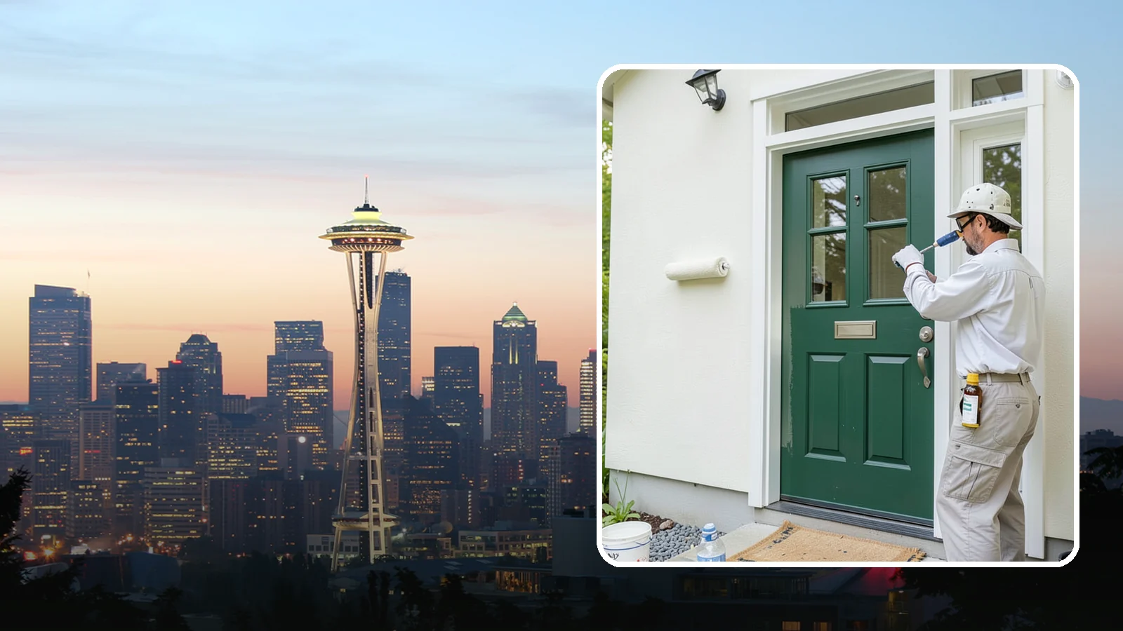 Front Door Painting in Seattle, King County, WA - Front door painting gives your entry a striking, weather-tough finish that boosts curb appeal.