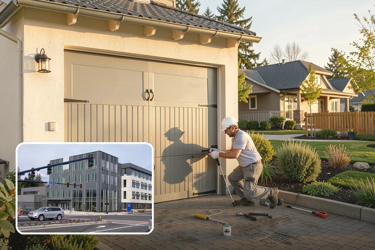 Front Door Painting in Shoreline, King County, WA - Smooth, drip-free enamel with a near-factory finish
