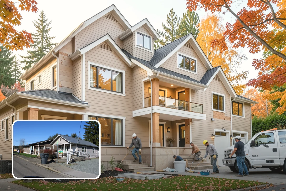 Front Door Painting in South Prairie, Pierce County, WA - Smooth, drip-free enamel with a near-factory finish