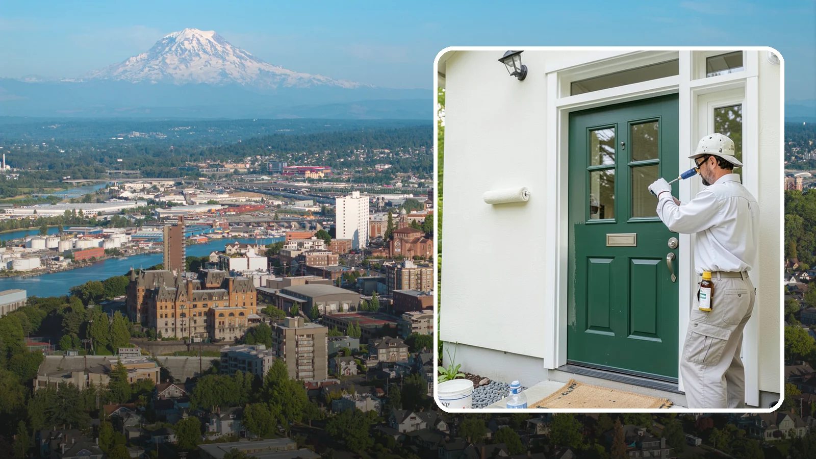 Front Door Painting in Tacoma, Pierce County, WA - Front door painting gives your entry a striking, weather-tough finish that boosts curb appeal.