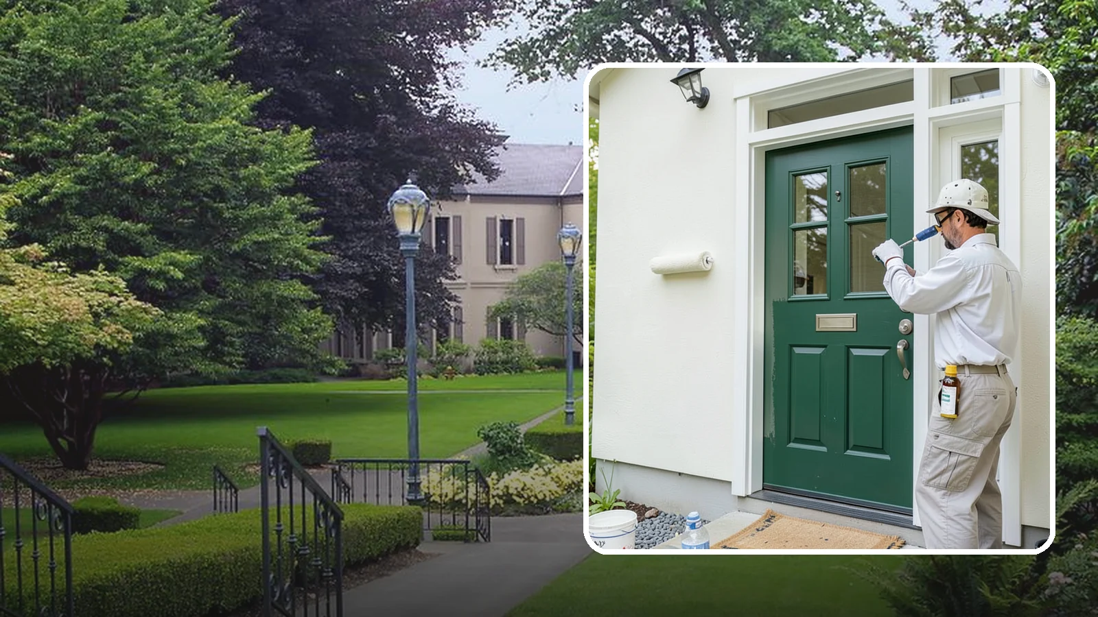 Front Door Painting in Woodinville, King County, WA - Front door painting gives your entry a striking, weather-tough finish that boosts curb appeal.