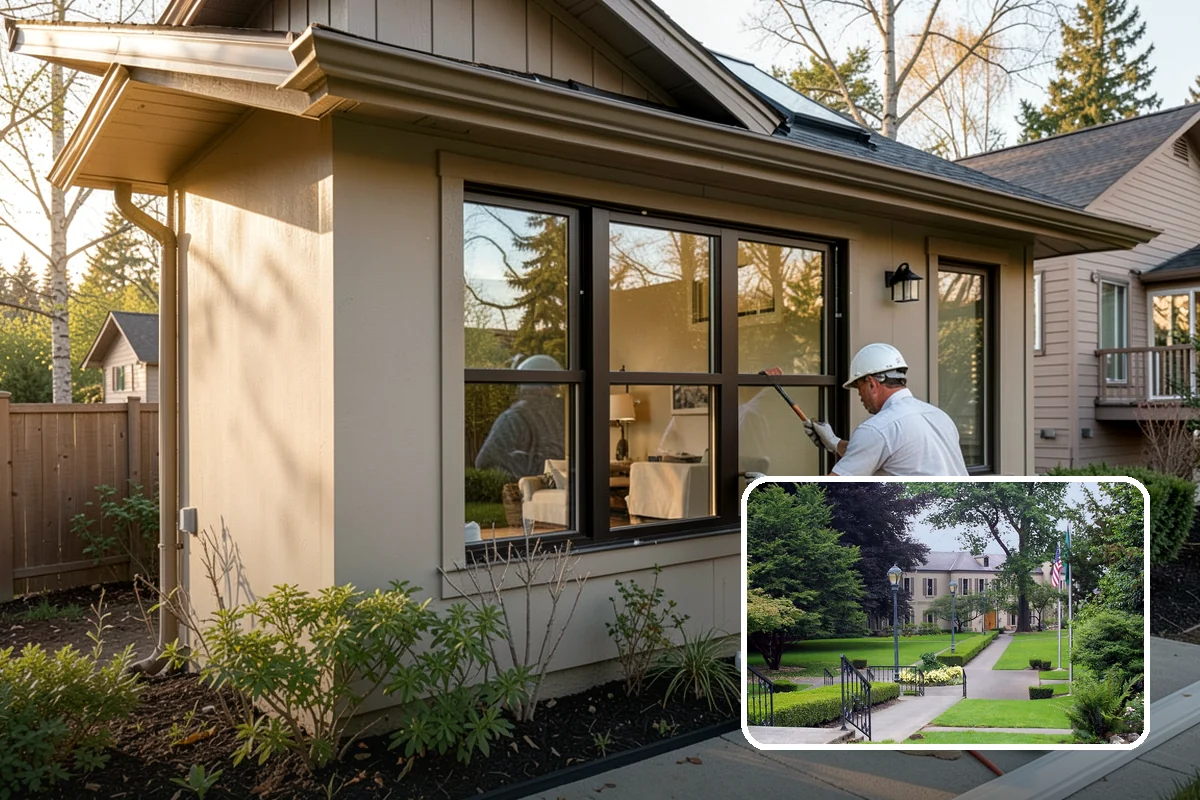 Front Door Painting in Woodinville, King County, WA - Smooth, drip-free enamel with a near-factory finish