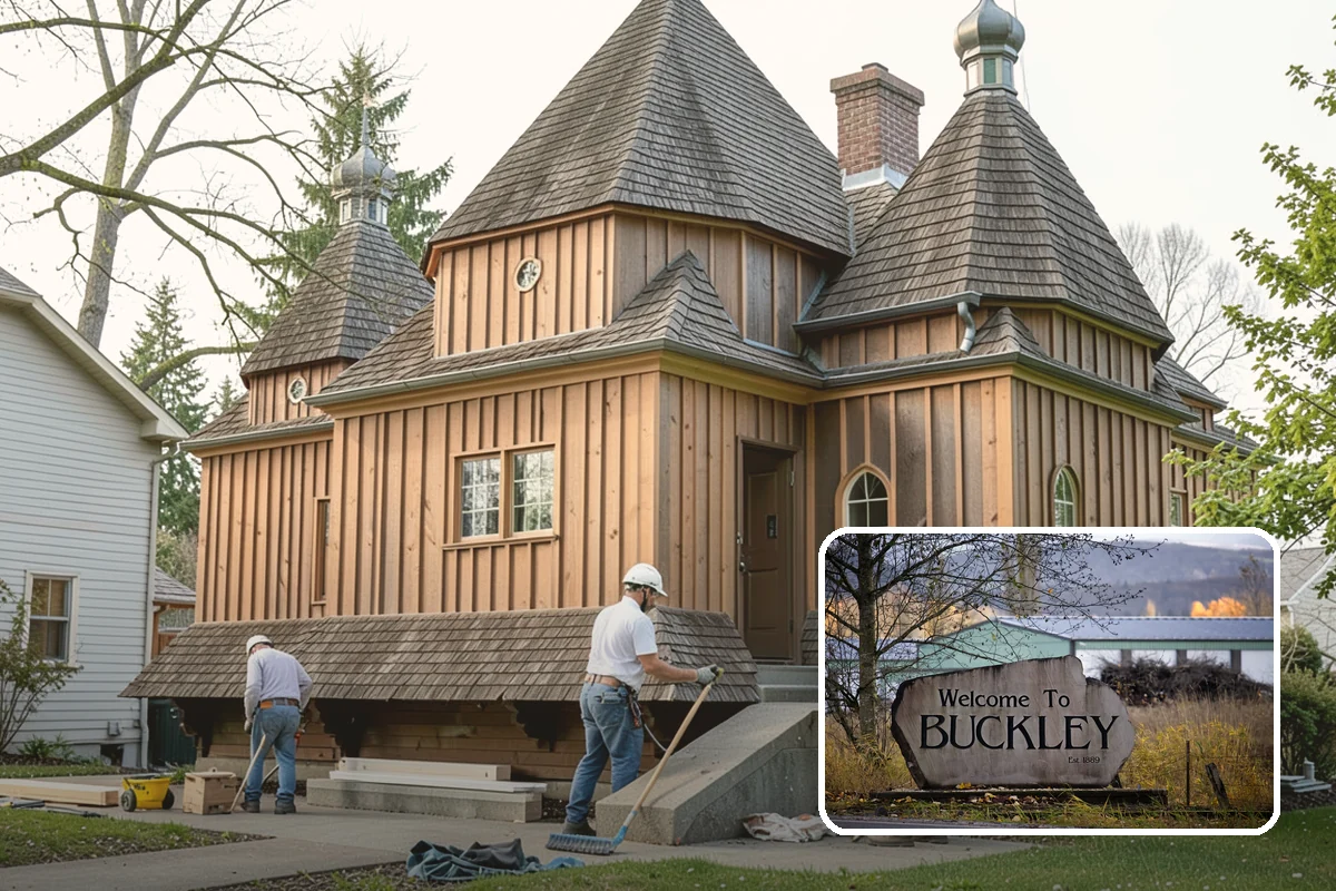 Front Door Replacement in Buckley, Pierce County, WA - Dramatic boost to curb appeal and resale value