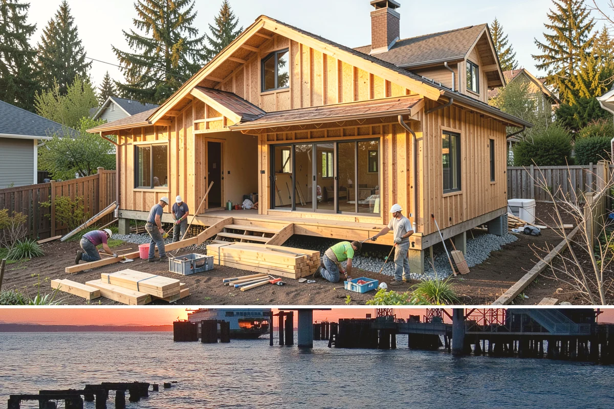 Front Door Replacement in Edmonds, Snohomish County, WA - Spring and summer are ideal for showcasing a new entry, but replacements go quickly enough to complete comfortably in any drier...