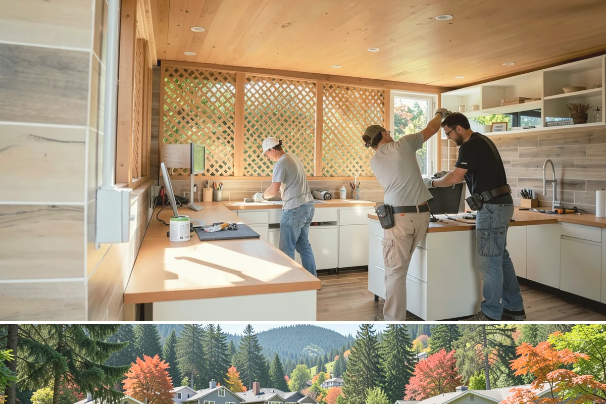 Front Door Replacement in Fircrest, Pierce County, WA - Spring and summer are ideal for showcasing a new entry, but replacements go quickly enough to complete comfortably in any drier...
