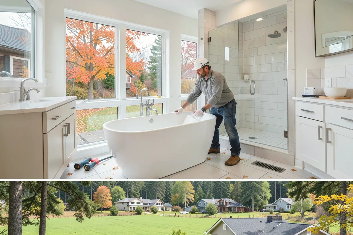 Front Door Replacement in Lyman, Skagit County, WA - Spring and summer are ideal for showcasing a new entry, but replacements go quickly enough to complete comfortably in any drier...