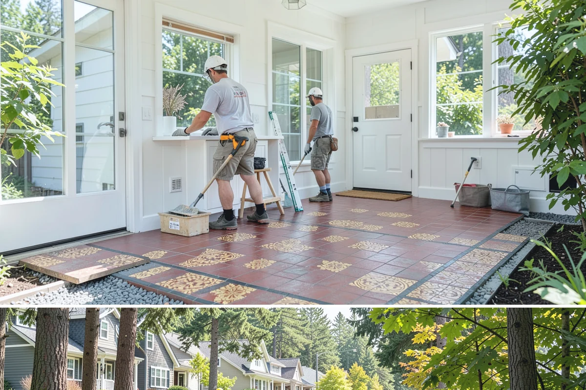 Front Door Replacement in Normandy Park, King County, WA - Spring and summer are ideal for showcasing a new entry, but replacements go quickly enough to complete comfortably in any drier...
