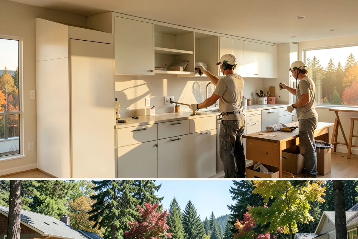 Front Door Replacement in Orting, Pierce County, WA - Spring and summer are ideal for showcasing a new entry, but replacements go quickly enough to complete comfortably in any drier...