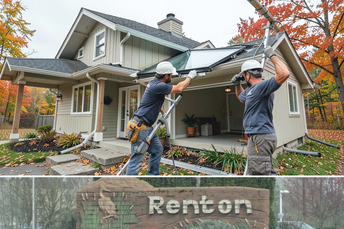 Front Door Replacement in Renton, King County, WA - Spring and summer are ideal for showcasing a new entry, but replacements go quickly enough to complete comfortably in any drier...