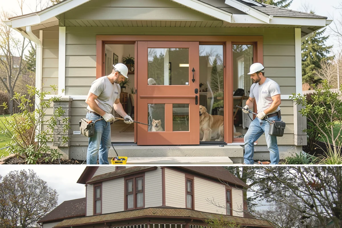 Front Door Replacement in Sumner, Pierce County, WA - Spring and summer are ideal for showcasing a new entry, but replacements go quickly enough to complete comfortably in any drier...