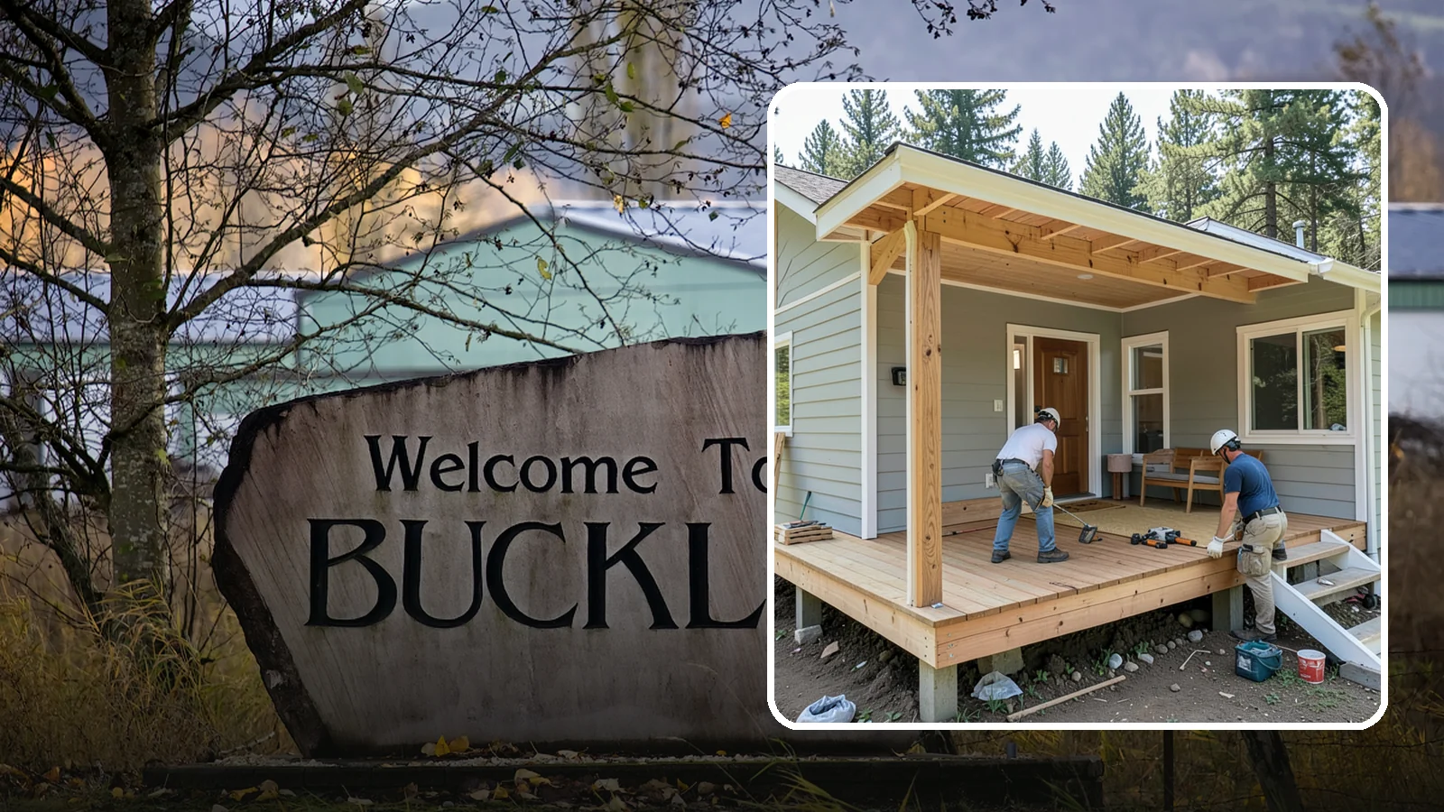 Front Porch Construction in Buckley, Pierce County, WA - Front porch construction that boosts curb appeal and creates a welcoming entrance to your home.