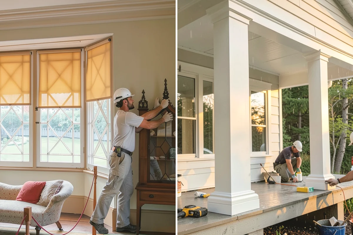 Front Porch Construction in Burien, King County, WA - Design the porch to match your home's style