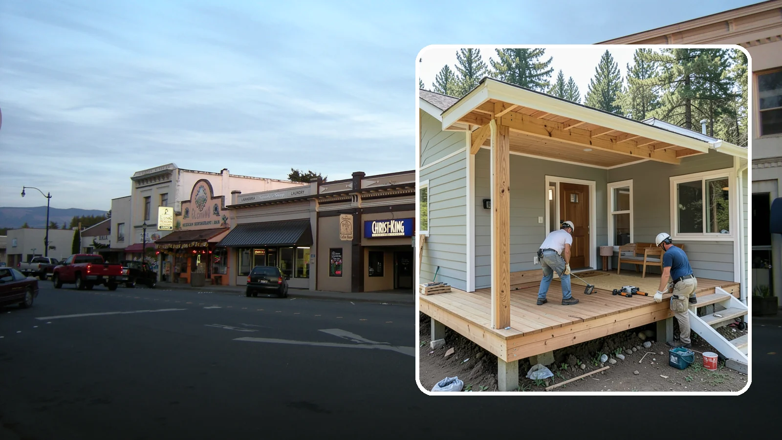 Front Porch Construction in Burlington, Skagit County, WA - Front porch construction that boosts curb appeal and creates a welcoming entrance to your home.