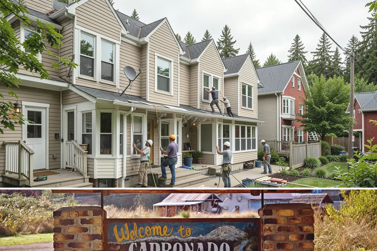 Front Porch Construction in Carbonado, Pierce County, WA - Late spring through early fall provides the dry conditions ideal for tying a new porch roof into your home.