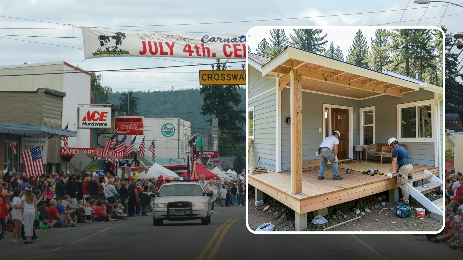 Front Porch Construction in Carnation, King County, WA - Front porch construction that boosts curb appeal and creates a welcoming entrance to your home.