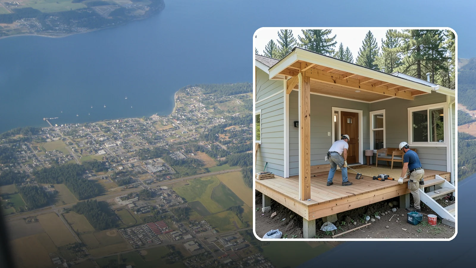 Front Porch Construction in Coupeville, Island County, WA - Front porch construction that boosts curb appeal and creates a welcoming entrance to your home.