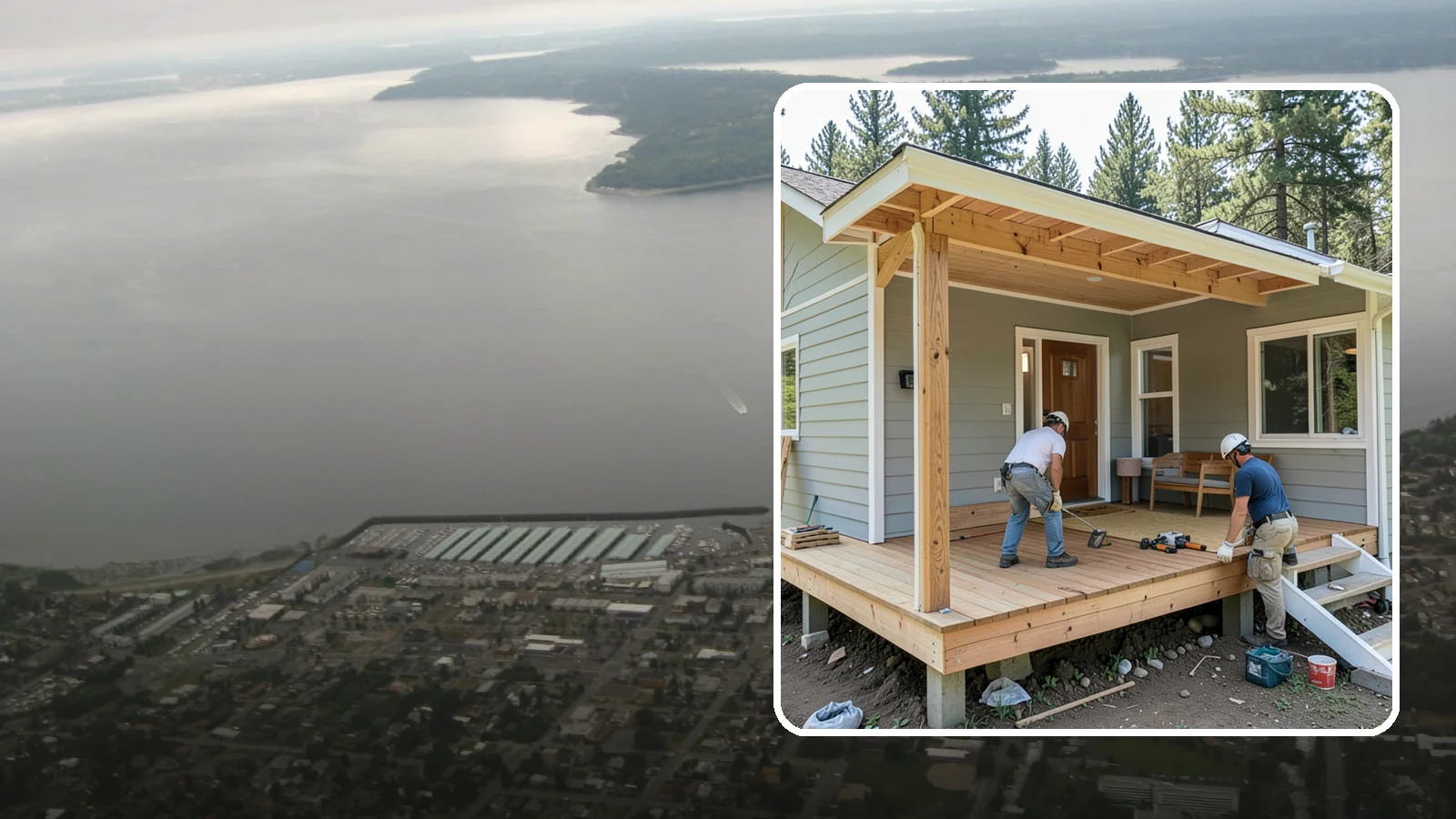 Front Porch Construction in Des Moines, King County, WA - Front porch construction that boosts curb appeal and creates a welcoming entrance to your home.