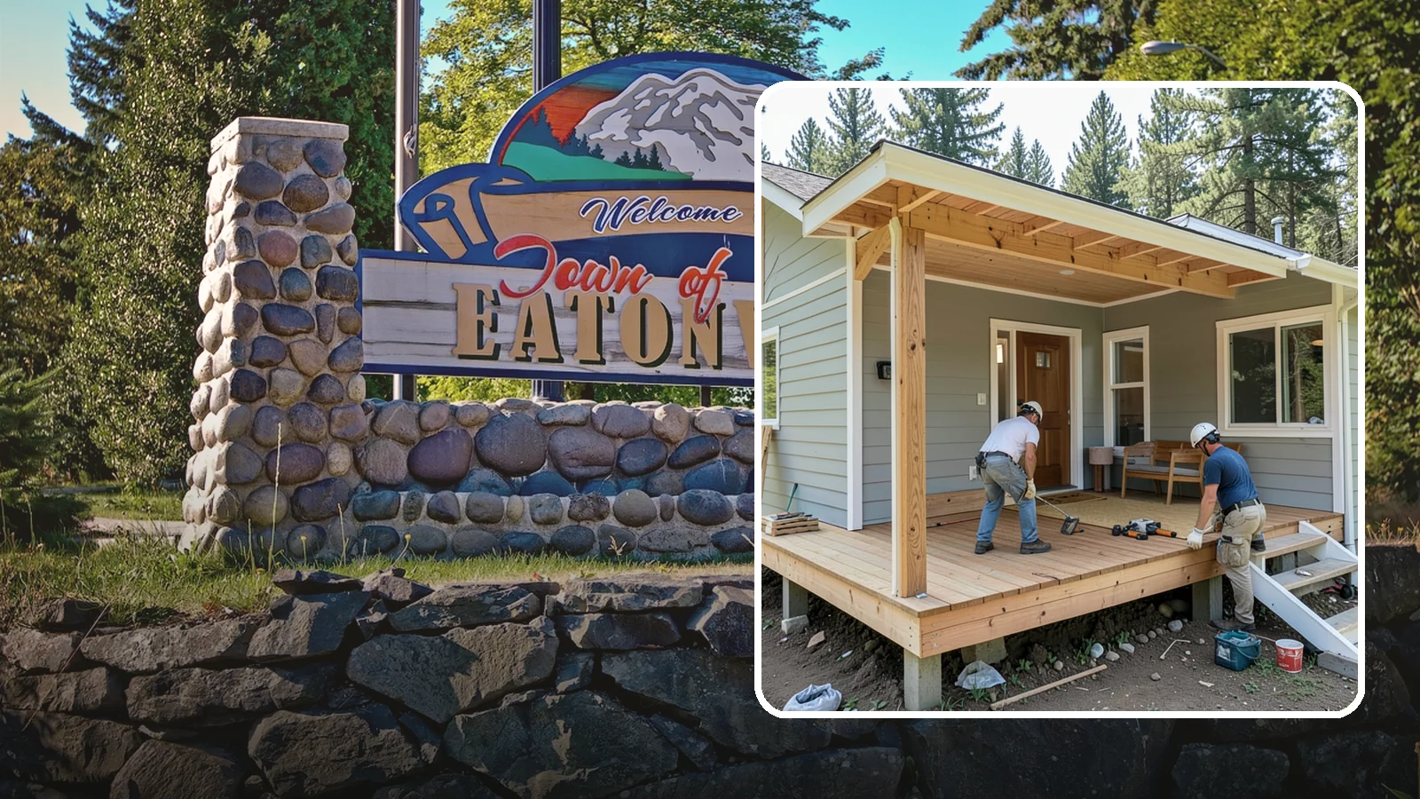 Front Porch Construction in Eatonville, Pierce County, WA - Front porch construction that boosts curb appeal and creates a welcoming entrance to your home.