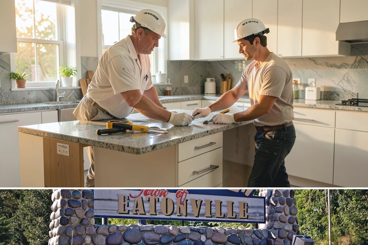 Front Porch Construction in Eatonville, Pierce County, WA - Late spring through early fall provides the dry conditions ideal for tying a new porch roof into your home.