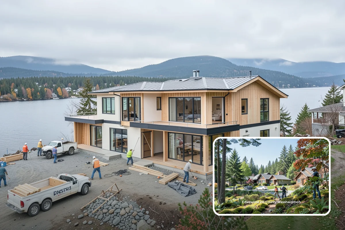 Front Porch Construction in Edgewood, Pierce County, WA - Dramatically improves curb appeal