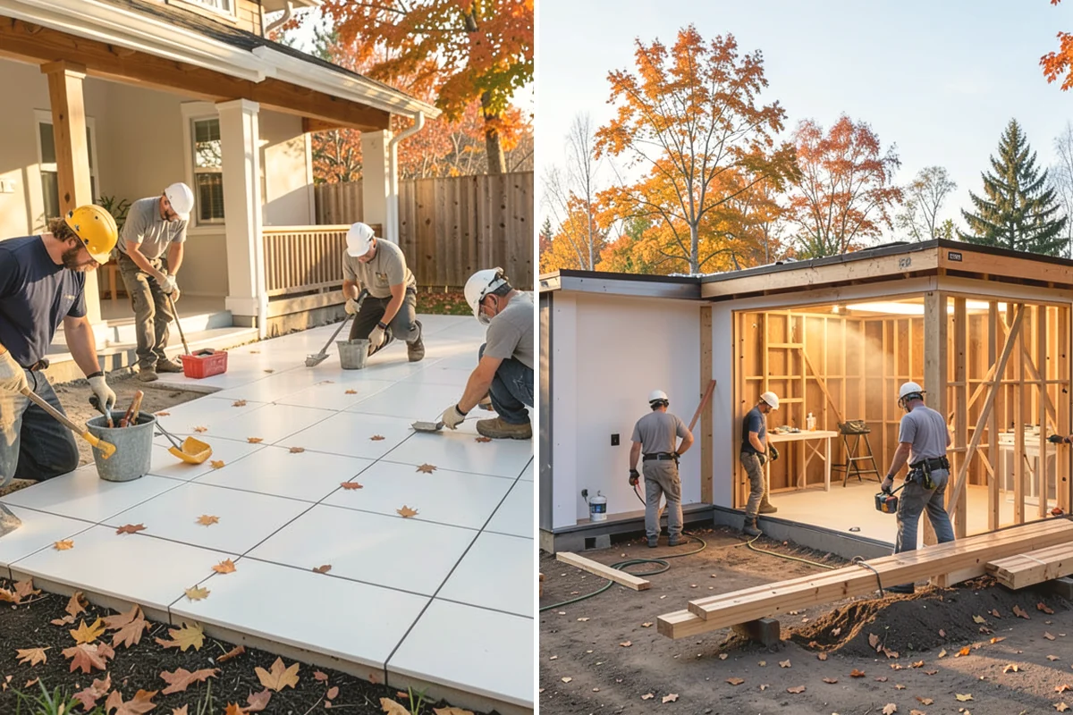 Front Porch Construction in Edgewood, Pierce County, WA - Design the porch to match your home's style