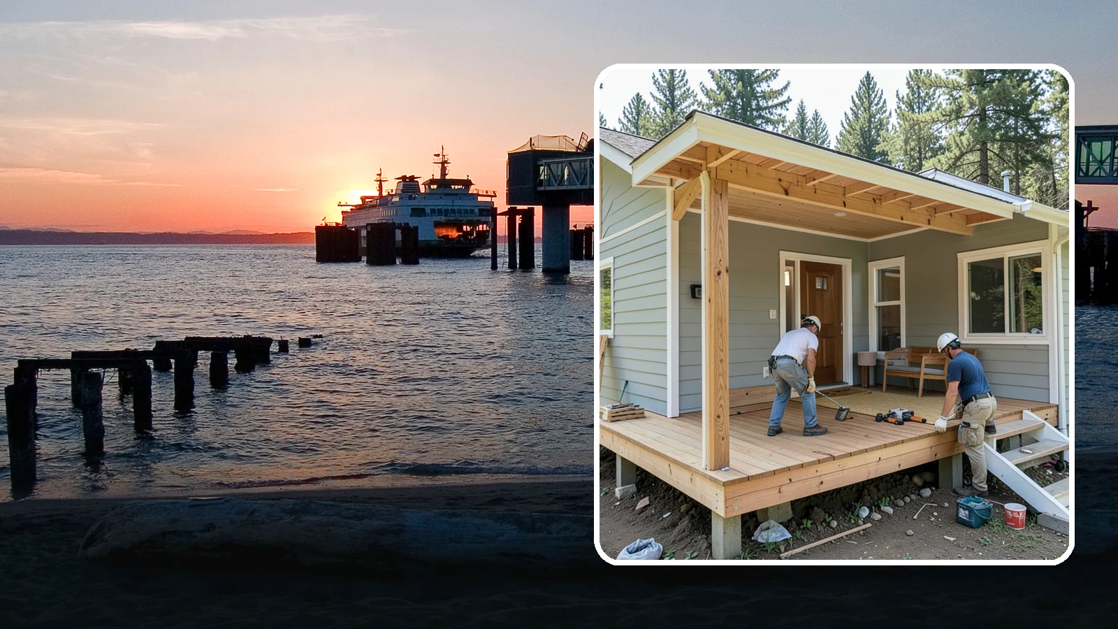 Front Porch Construction in Edmonds, Snohomish County, WA - Front porch construction that boosts curb appeal and creates a welcoming entrance to your home.