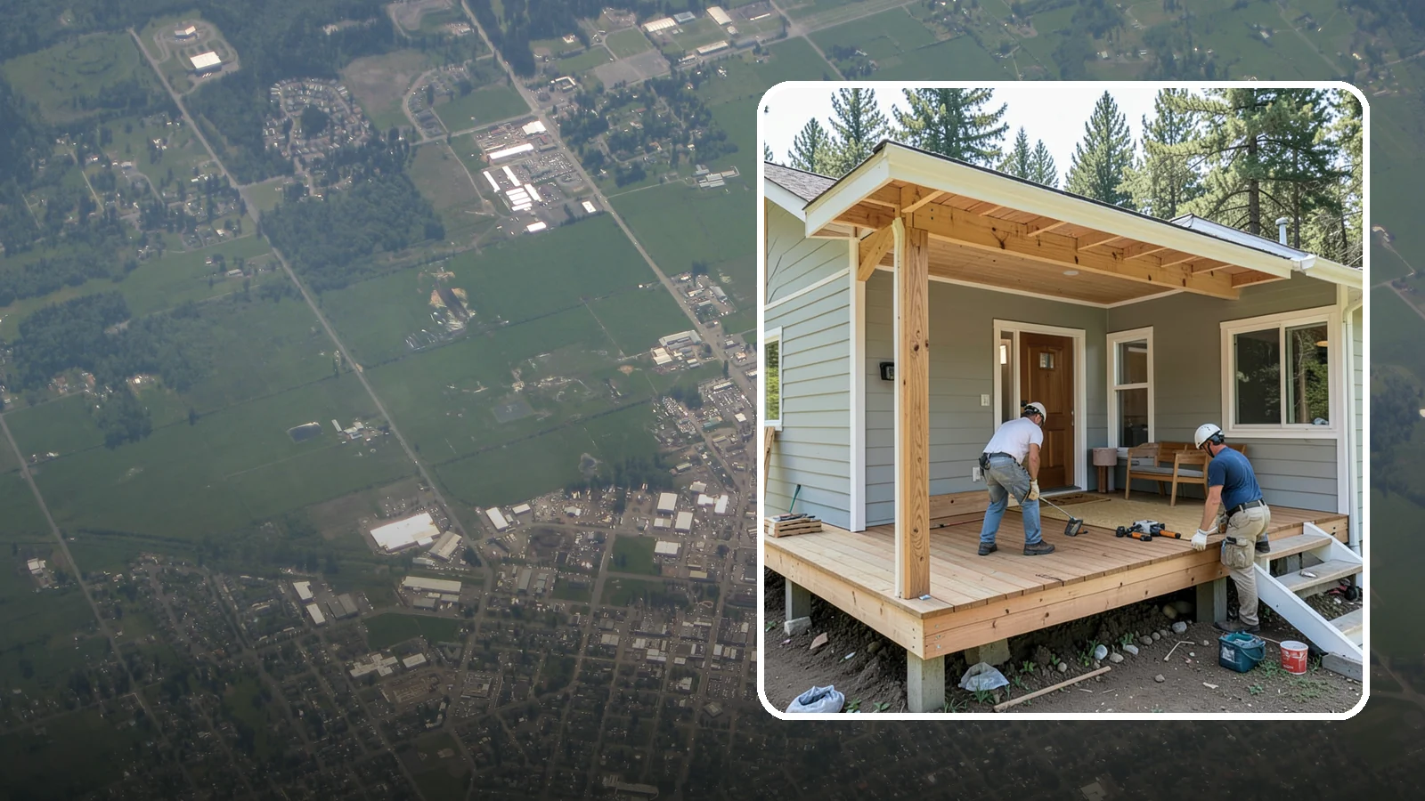 Front Porch Construction in Enumclaw, King County, WA - Front porch construction that boosts curb appeal and creates a welcoming entrance to your home.