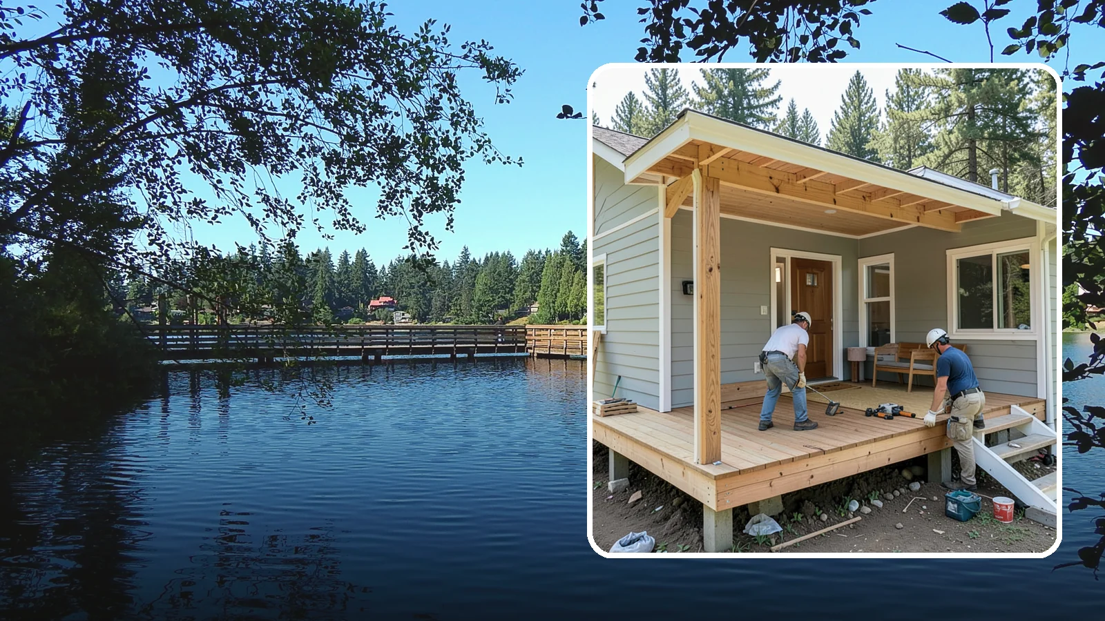 Front Porch Construction in Federal Way, King County, WA - Front porch construction that boosts curb appeal and creates a welcoming entrance to your home.