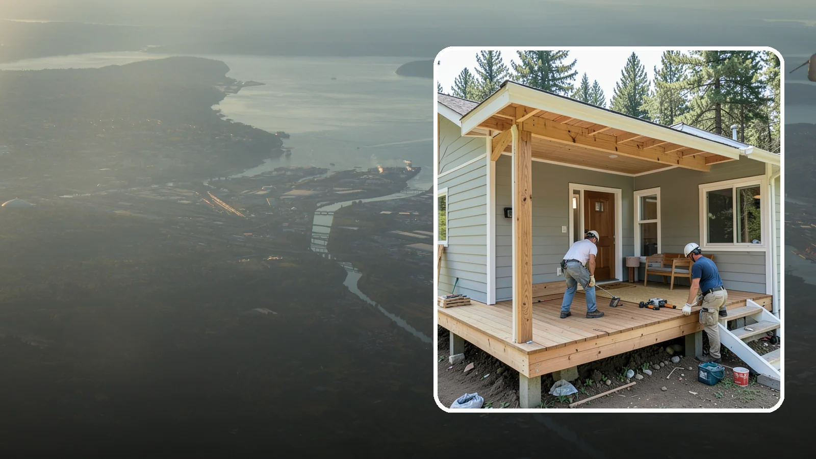 Front Porch Construction in Fife, Pierce County, WA - Front porch construction that boosts curb appeal and creates a welcoming entrance to your home.