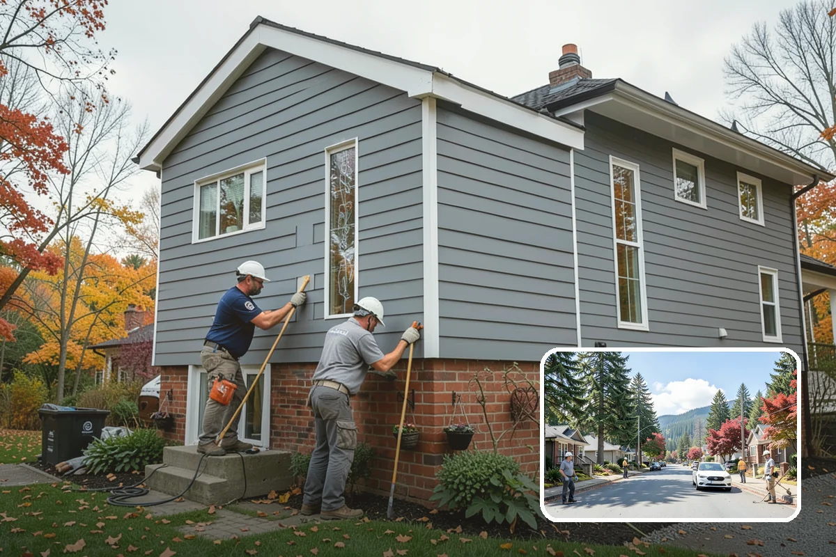 Front Porch Construction in Hunts Point, King County, WA - Dramatically improves curb appeal