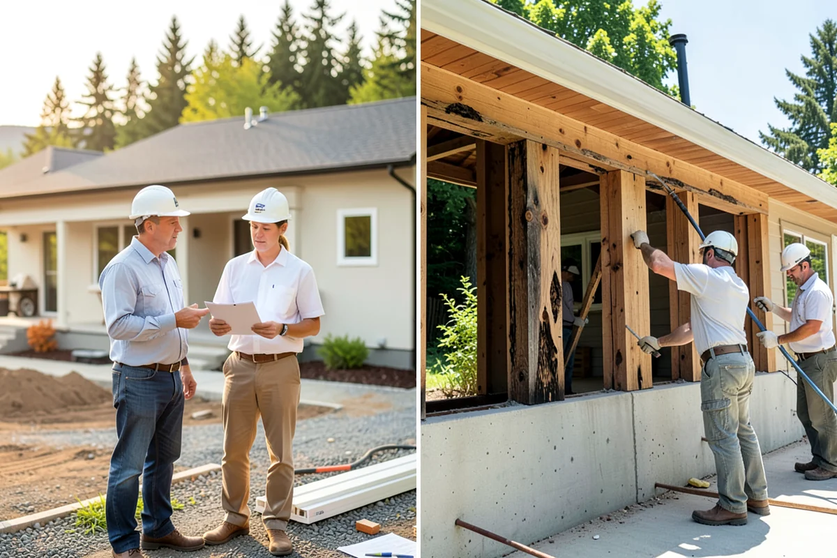 Front Porch Construction in Kenmore, King County, WA - Design the porch to match your home's style