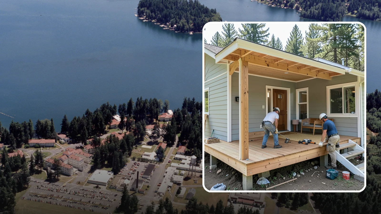 Front Porch Construction in Lakewood, Pierce County, WA - Front porch construction that boosts curb appeal and creates a welcoming entrance to your home.