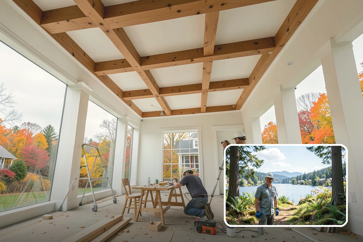 Front Porch Construction in Milton, King County, WA - Dramatically improves curb appeal