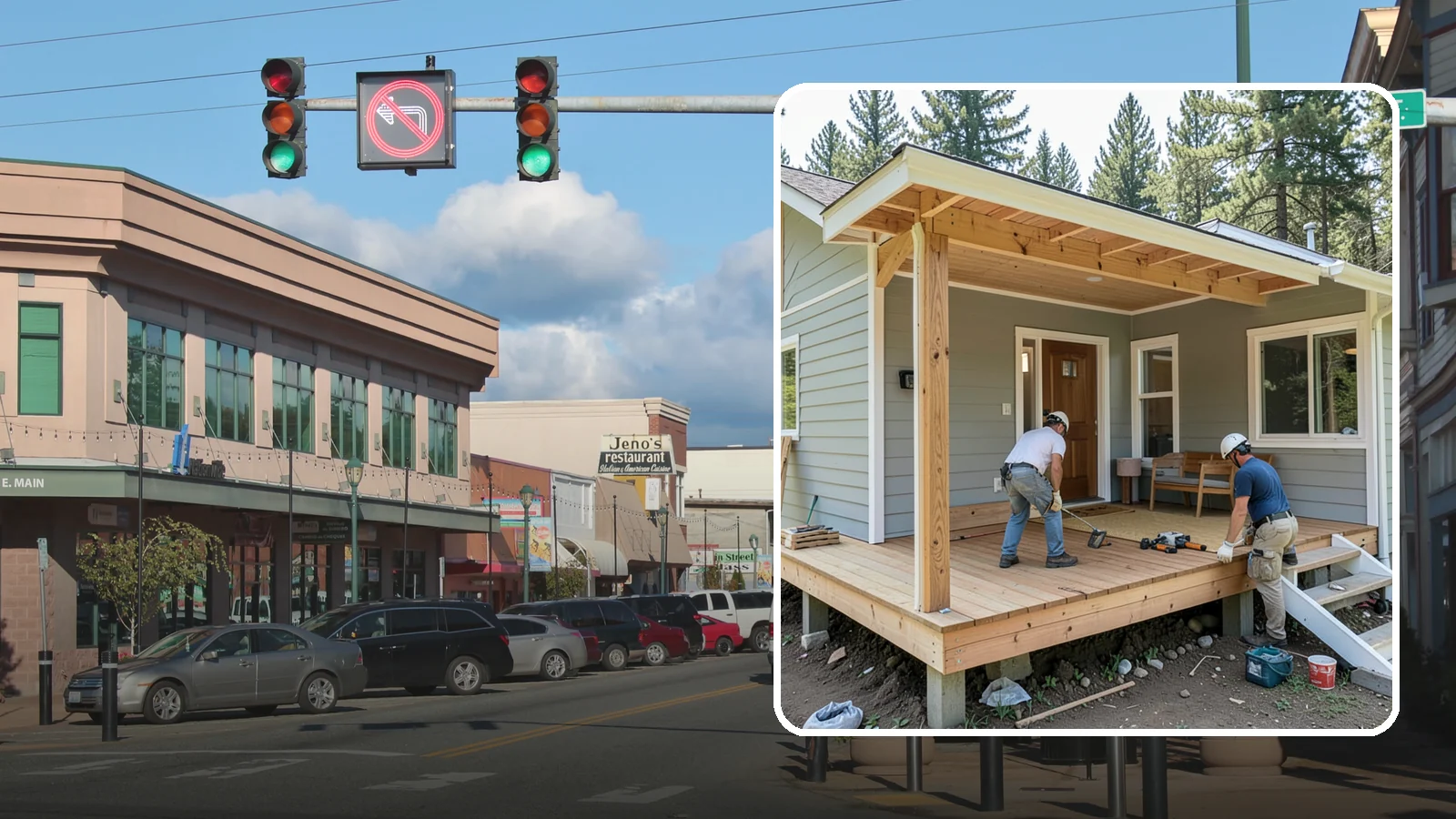 Front Porch Construction in Monroe, Snohomish County, WA - Front porch construction that boosts curb appeal and creates a welcoming entrance to your home.