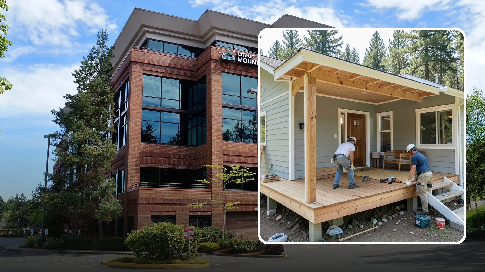 Front Porch Construction in Mountlake Terrace, Snohomish County, WA - Front porch construction that boosts curb appeal and creates a welcoming entrance to your home.