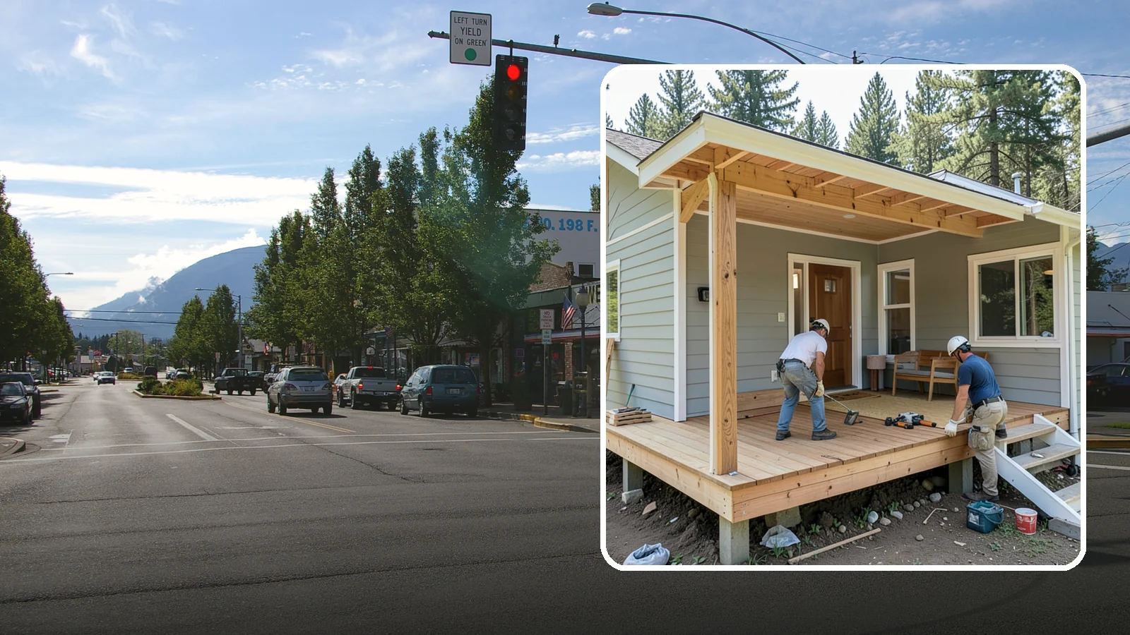 Front Porch Construction in North Bend, King County, WA - Front porch construction that boosts curb appeal and creates a welcoming entrance to your home.