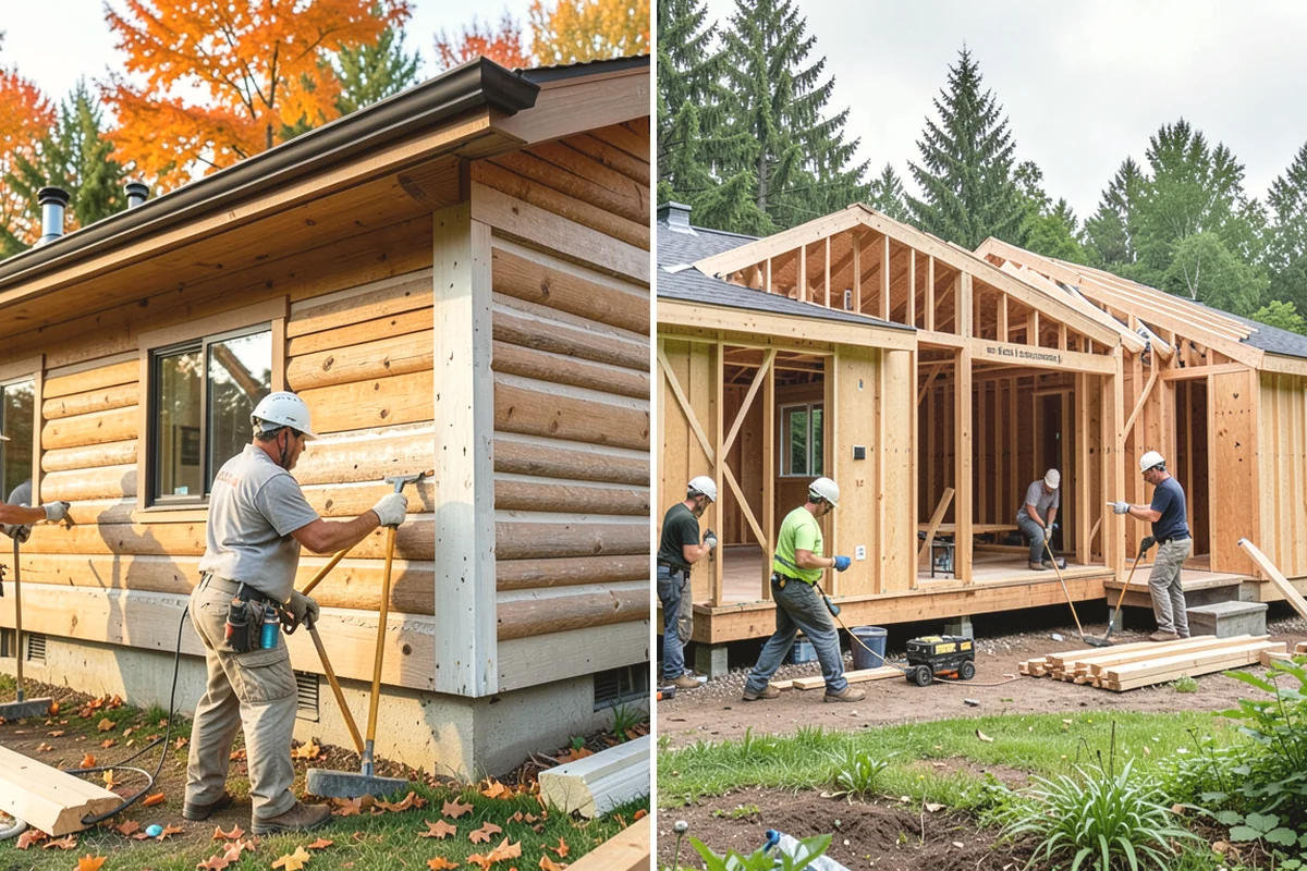 Front Porch Construction in North Bend, King County, WA - Design the porch to match your home's style