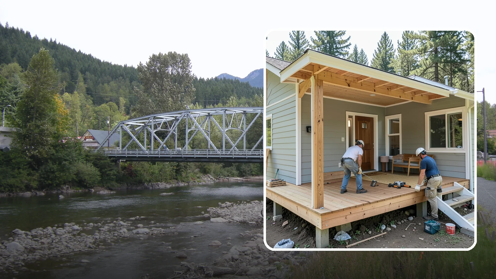 Front Porch Construction in Skykomish, King County, WA - Front porch construction that boosts curb appeal and creates a welcoming entrance to your home.