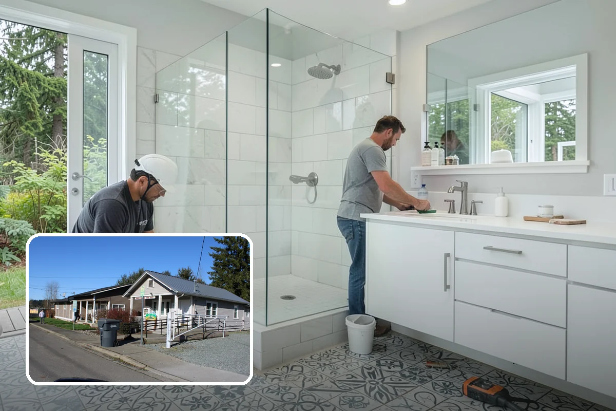Front Porch Construction in South Prairie, Pierce County, WA - Dramatically improves curb appeal