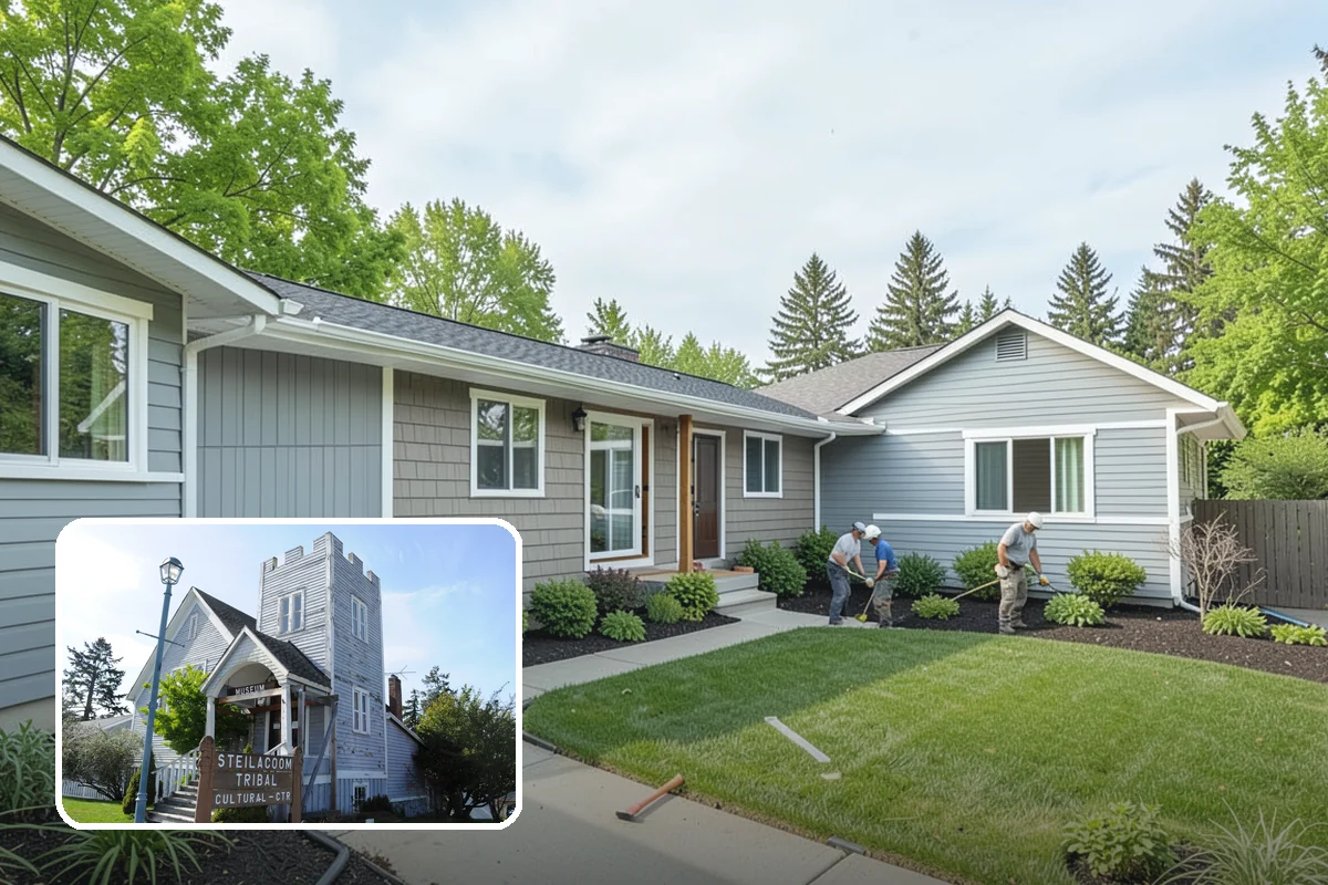 Front Porch Construction in Steilacoom, Pierce County, WA - Dramatically improves curb appeal