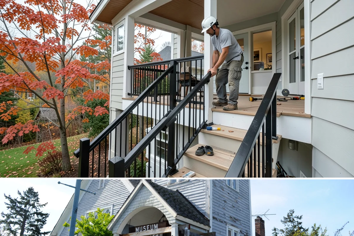 Front Porch Construction in Steilacoom, Pierce County, WA - Late spring through early fall provides the dry conditions ideal for tying a new porch roof into your home.