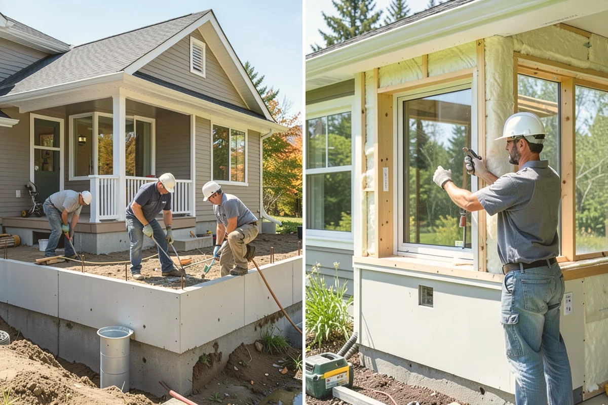 Front Steps Construction in Bothell, King County, WA - Assess the entry, grade, and required dimensions