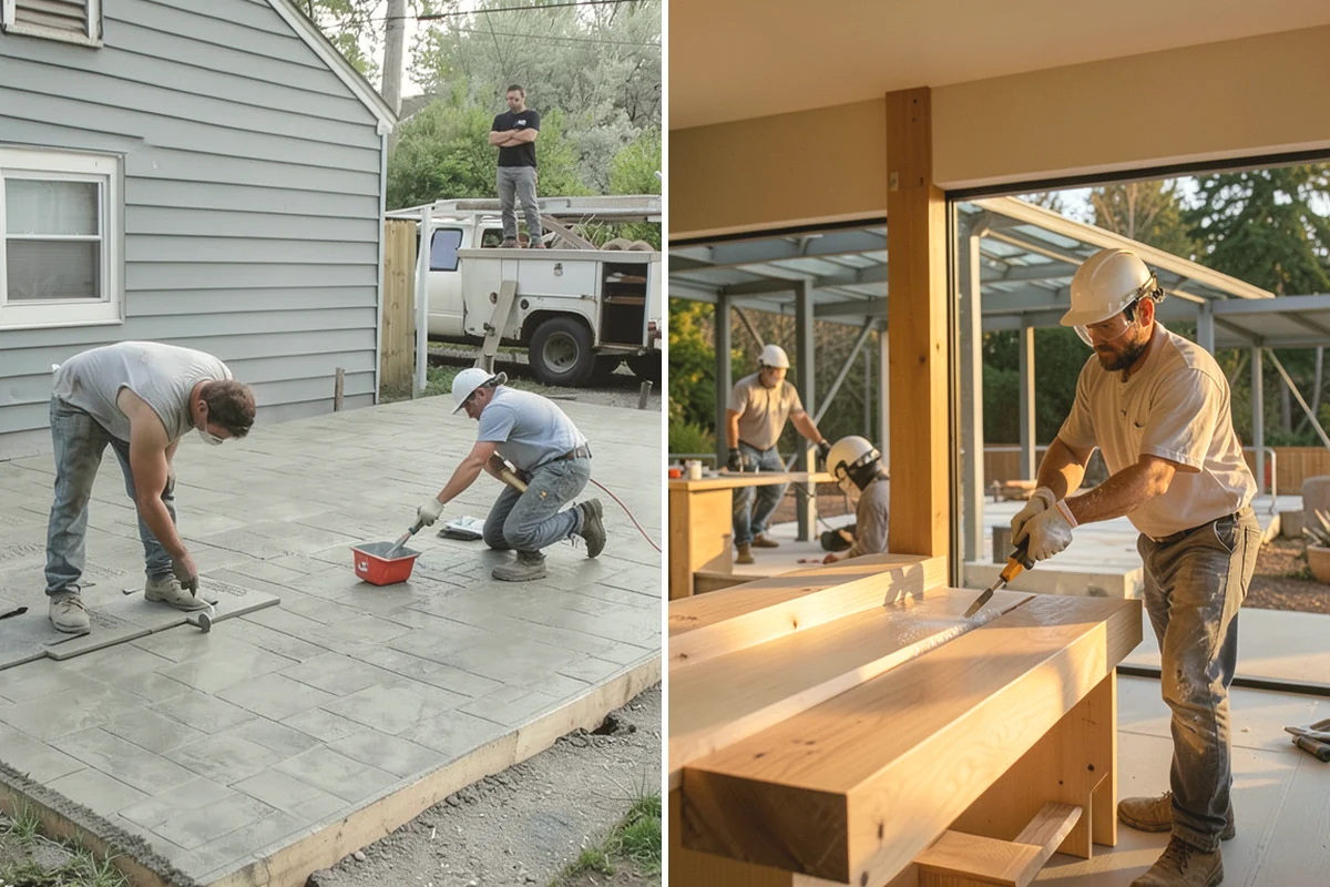 Front Steps Construction in Carnation, King County, WA - Assess the entry, grade, and required dimensions