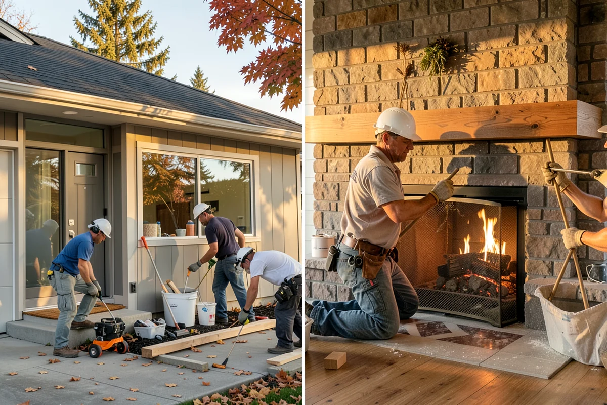 Front Steps Construction in Clyde Hill, King County, WA - Assess the entry, grade, and required dimensions