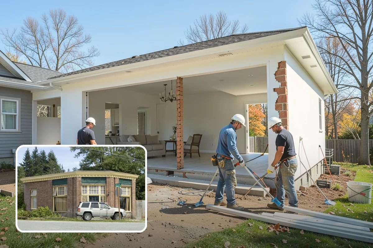 Front Steps Construction in Hamilton, Skagit County, WA - Safe, code-compliant rise and run for daily use