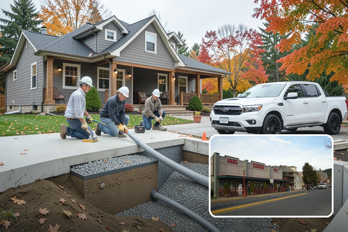 Front Steps Construction in Issaquah, King County, WA - Safe, code-compliant rise and run for daily use