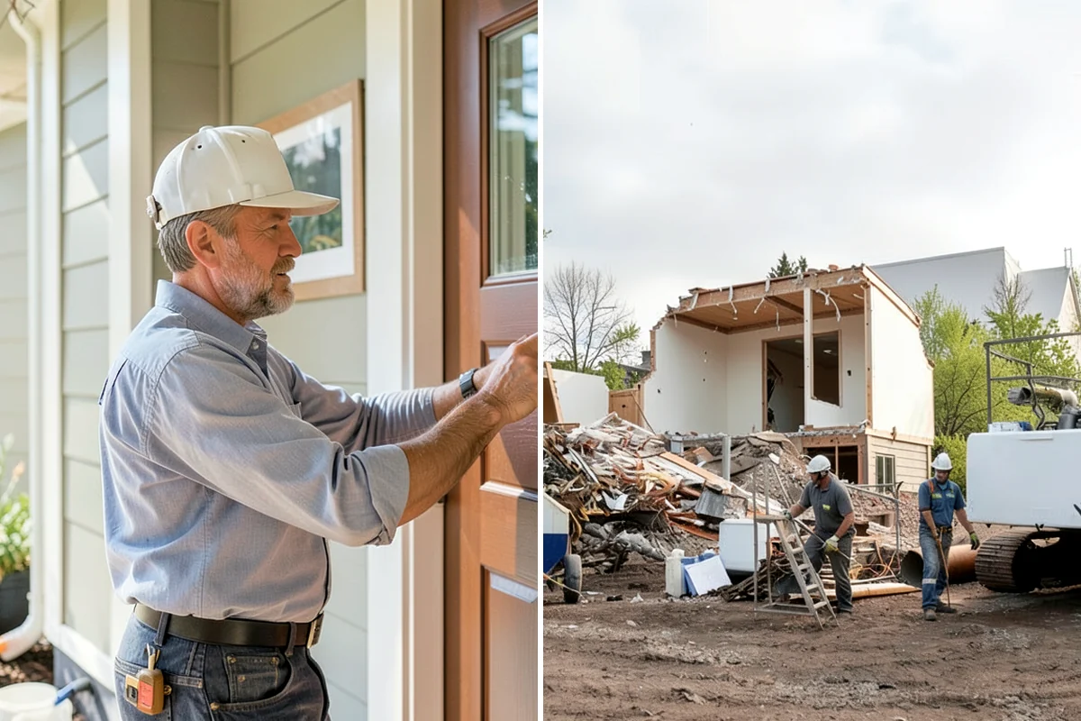 Front Steps Construction in Lake Forest Park, King County, WA - Assess the entry, grade, and required dimensions