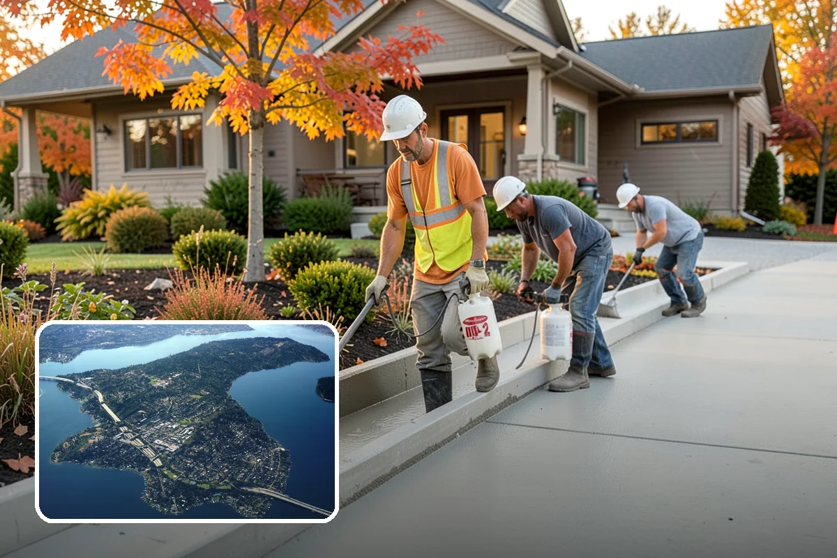 Front Steps Construction in Mercer Island, King County, WA - Safe, code-compliant rise and run for daily use
