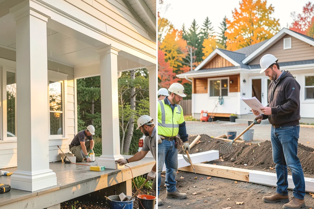 Front Steps Construction in Mercer Island, King County, WA - Assess the entry, grade, and required dimensions