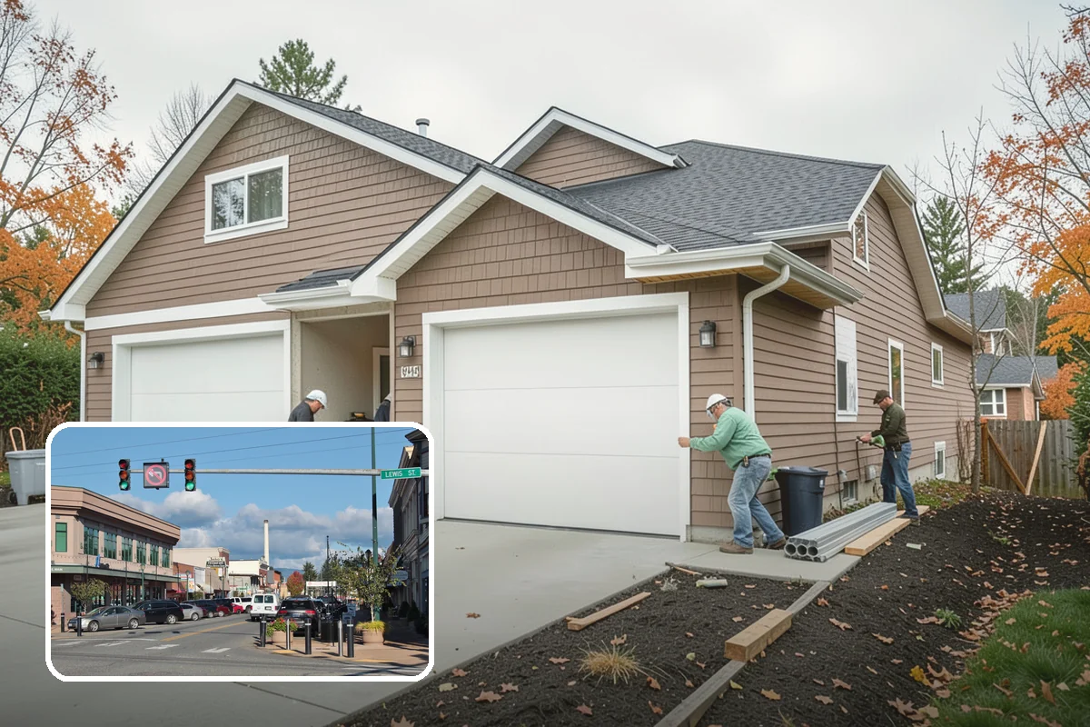 Front Steps Construction in Monroe, Snohomish County, WA - Safe, code-compliant rise and run for daily use